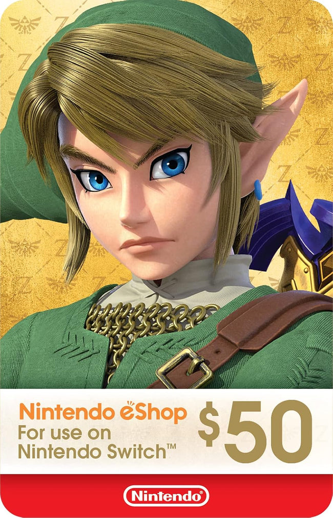 $50 Nintendo eShop Gift Card [Digital Code] Hover Image