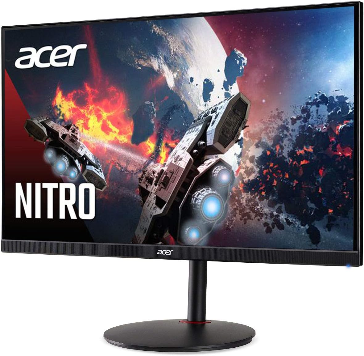 "Acer Nitro XV272U Xbmiipruzx 27"" WQHD (2560 x 1440) Agile-Splendor IPS Monitor, AMD Radeon FREESYNC, Up to 270Hz, Up to 0.5ms, DisplayHDR400, 99% Adobe RGB, (DP, 2 x HDMI & USB Type-C 65W)", black