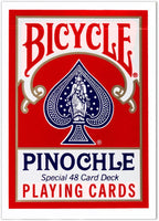 1 Dozen Pinochle Poker Playing Cards - 6 Blue & 6 Red Decks!