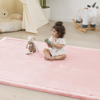 1.5" Thick Baby Play Mat for Floor Tummy Time, Large Pro Soft Foam Activity Playmats Playroom, Easy Care with Non-Slip Safe for Infant Toddler Kids Crawling79 x 118" (Light Grey)