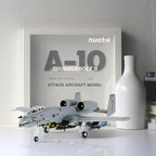 1/100 A-10 Thunderbolt II (Warthog) Attack Pre-Build Diecast Metal Aircraft Model Kits VX-23 Replica Military Plane for Display Collection or Gift