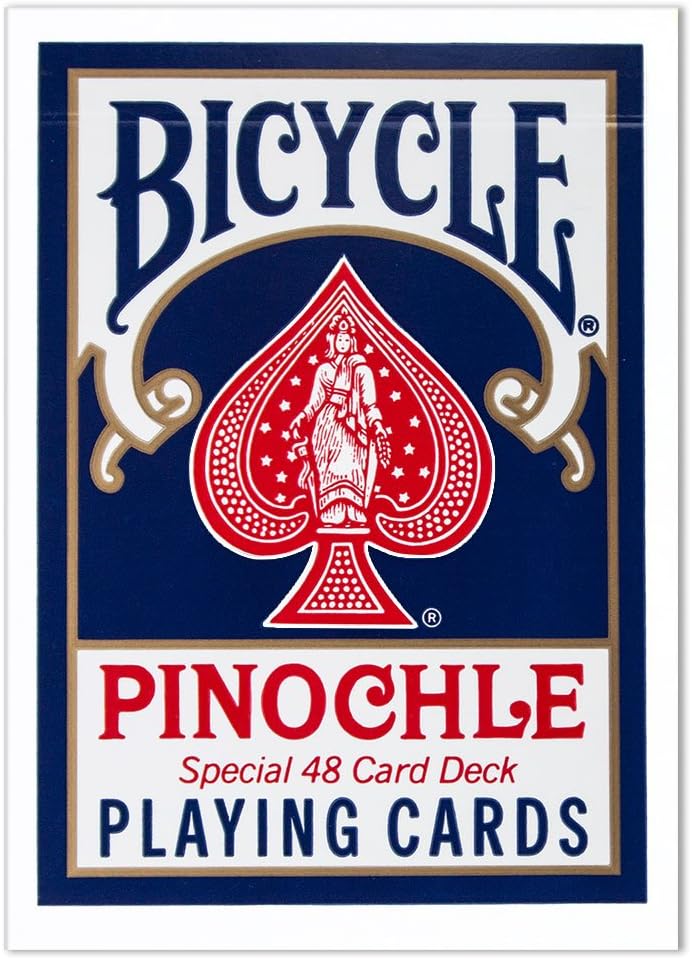1 Dozen Pinochle Poker Playing Cards - 6 Blue & 6 Red Decks!