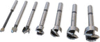"FISCH Wave Cutter Forstner Bit Set, 7-Piece – Precision Drill Bits for Woodworking, Splinter-Free Cutting, Incl. 1/4" to 1" Diameter FSA-280323(7 Pcs. Set Inc. (1/4" - 1") in Blister Pack) "