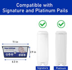 120 Bags Diaper Pail Refills Bags Compatible with Genie Easy Roll Signature & Platinum Diaper Pails,Each Refill Cartridge Holds up to 1410 Newborn Diapers