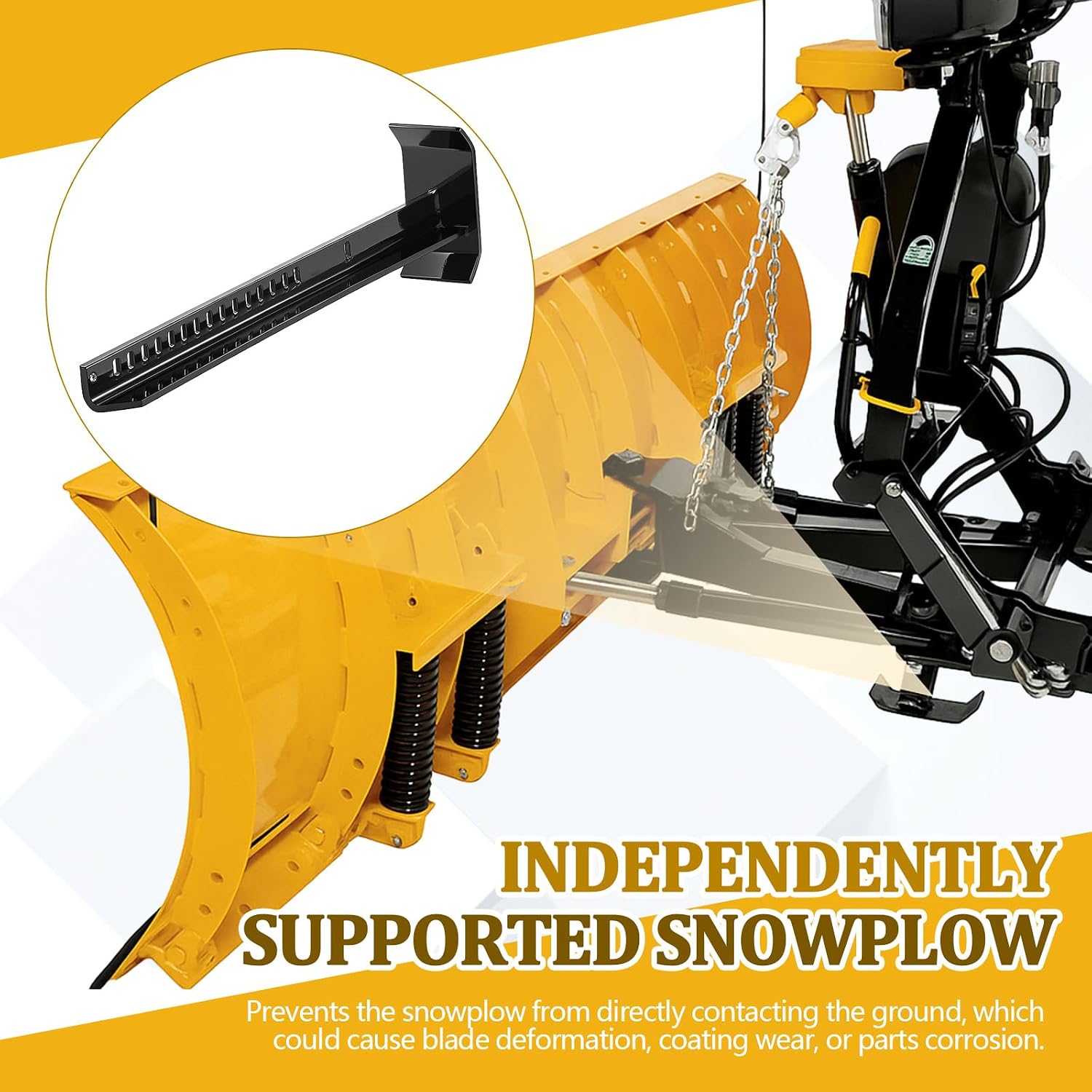 1 Pack Heavy Duty Snow Plow Jack Leg Stand 31.5 Inch, Compatible with Fisher #27462, Exact Replacement for Fisher OEM Part 27462