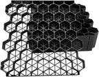 ( 1.9" Depth Permeable Grass Pavers for Your Grass Parking Lots, Access Roads, driveways, fire Lanes, RV and Boat Storage Pads - (Pack of 4-11 Sf) (Green)