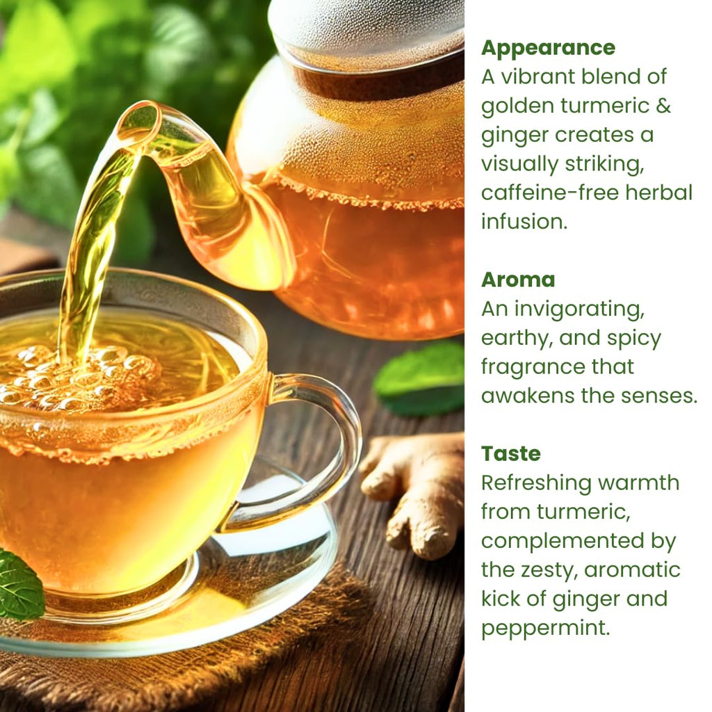(120 Bags/240 Cups) Rachel’s Tea: Turmeric, Wild Yam, Ginger, Marshmallow, Chamomile, Peppermint, Fennel Slippery Elm