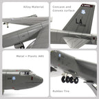 1/200 Scale B-52(Stratofortress) Long-Range Subsonic Jet-Powered Strategic Bomber Diecast Military Aircraft Model Display Model Aircraft for Display Collection or Gift