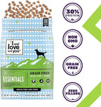 "I And Love And You" Naked Essentials Dog Food: Lamb & Bison + Chicken & Duck