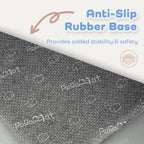 1.5" Thick Baby Play Mat for Floor Tummy Time, Large Pro Soft Foam Activity Playmats Playroom, Easy Care with Non-Slip Safe for Infant Toddler Kids Crawling79 x 118" (Light Grey)