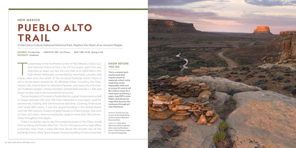 100 Hikes of a Lifetime U.S.A.: The Country's Ultimate Scenic Trails (100 of a Lifetime)      Hardcover – April 7, 2026
