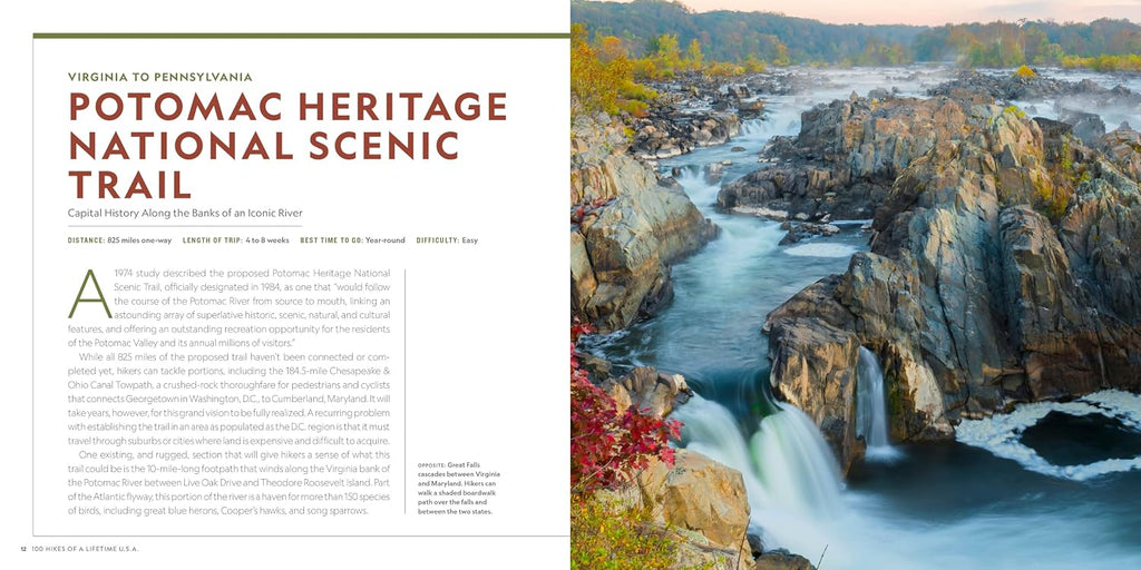 100 Hikes of a Lifetime U.S.A.: The Country's Ultimate Scenic Trails (100 of a Lifetime)      Hardcover – April 7, 2026