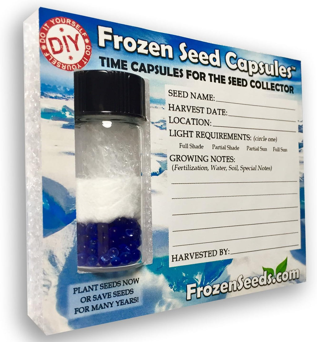 'Do-It-Yourself' DIY Medium Seed Storage Capsules '12 Pack' - Ideal for Small Seeds - The Very Best in Proper Long-Term Seed Storage