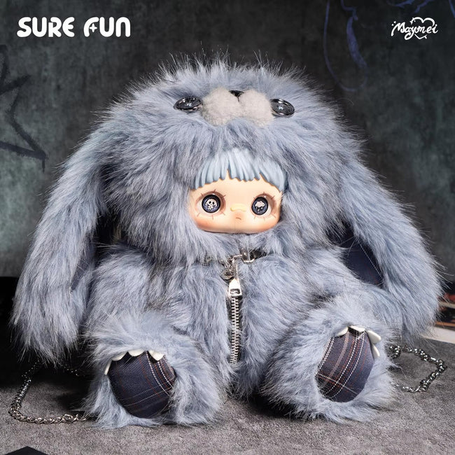 (Official License)Maymei Rebel Doll 400% Plush Blind Box Series - Kawaii Vinyl Plushie Backpack with Zipper Storage, Cute Mystery Stuffed Animals Toy, Edgy Punk Collectible Gift for Girls Women Hover Image