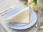 " OCCASIONS " 120 Plates Pack, Extra Heavyweight Disposable Vintage Wedding Party Plastic Plates (11'' Dinner Plate, Chateau in Blue)