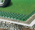 ( 1.9" Depth Permeable Grass Pavers for Your Grass Parking Lots, Access Roads, driveways, fire Lanes, RV and Boat Storage Pads - (Pack of 4-11 Sf) (Green)