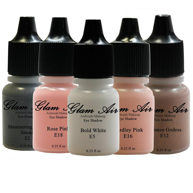 "Fall in Love Collection" 5 Shades of Glam Air Airbrush Makeup Water-based Formula Last Over 18 Hours (For All Skin Types) Hover Image