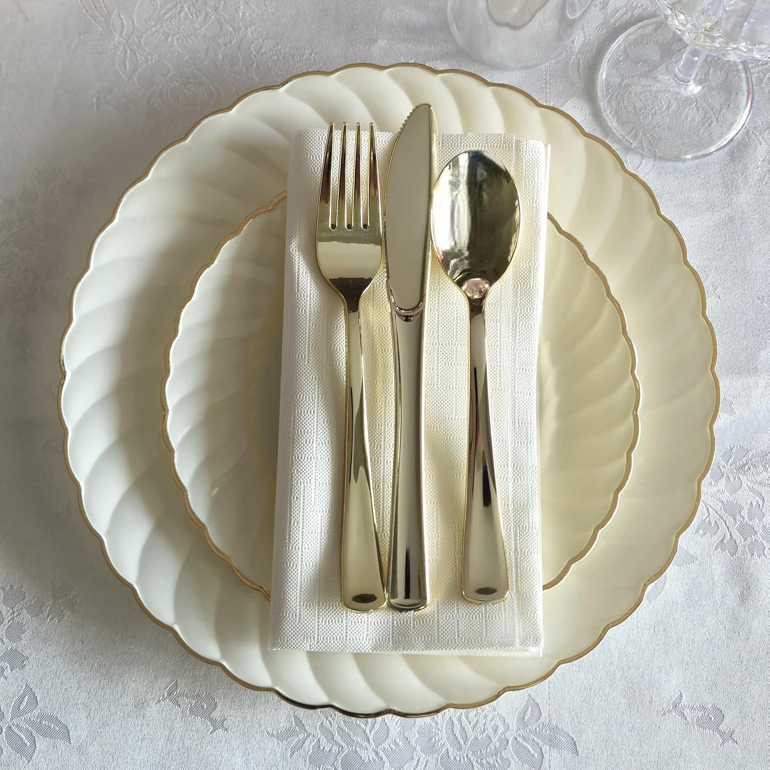 " OCCASIONS " - 480 Piece Pack - Premium 3 PLY - Wedding Party Dinner Paper Napkins (Square Fold)