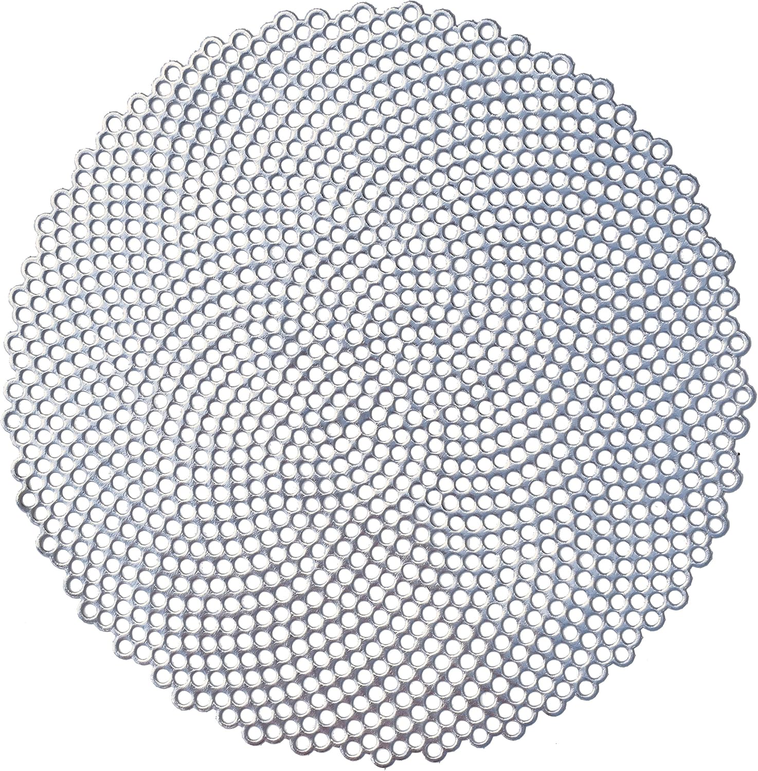 " OCCASIONS " 120 Pieces Pack Pressed Vinyl Metallic Placemats/Wedding Accent Centerpiece Placemat (Mystique, Silver)
