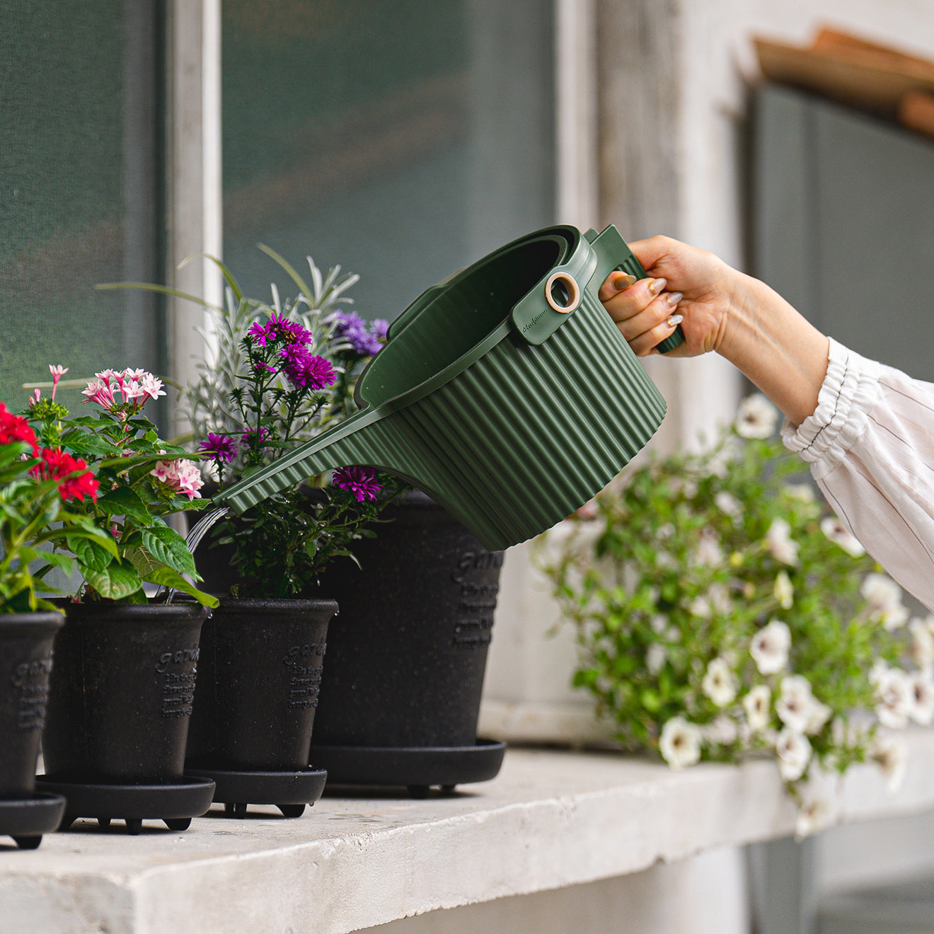 Chilewich 300373-001 Hachiman Garden Watering Can