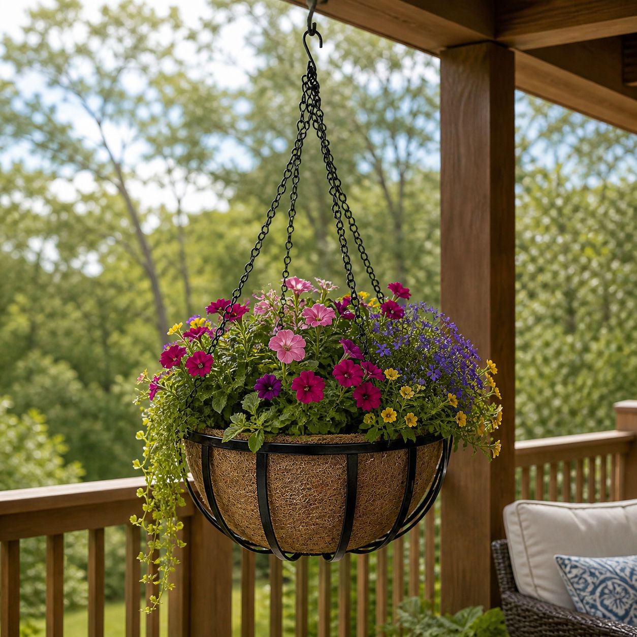 Garden Artisans GBH22SET Commercial Hanging Basket 55.9cm