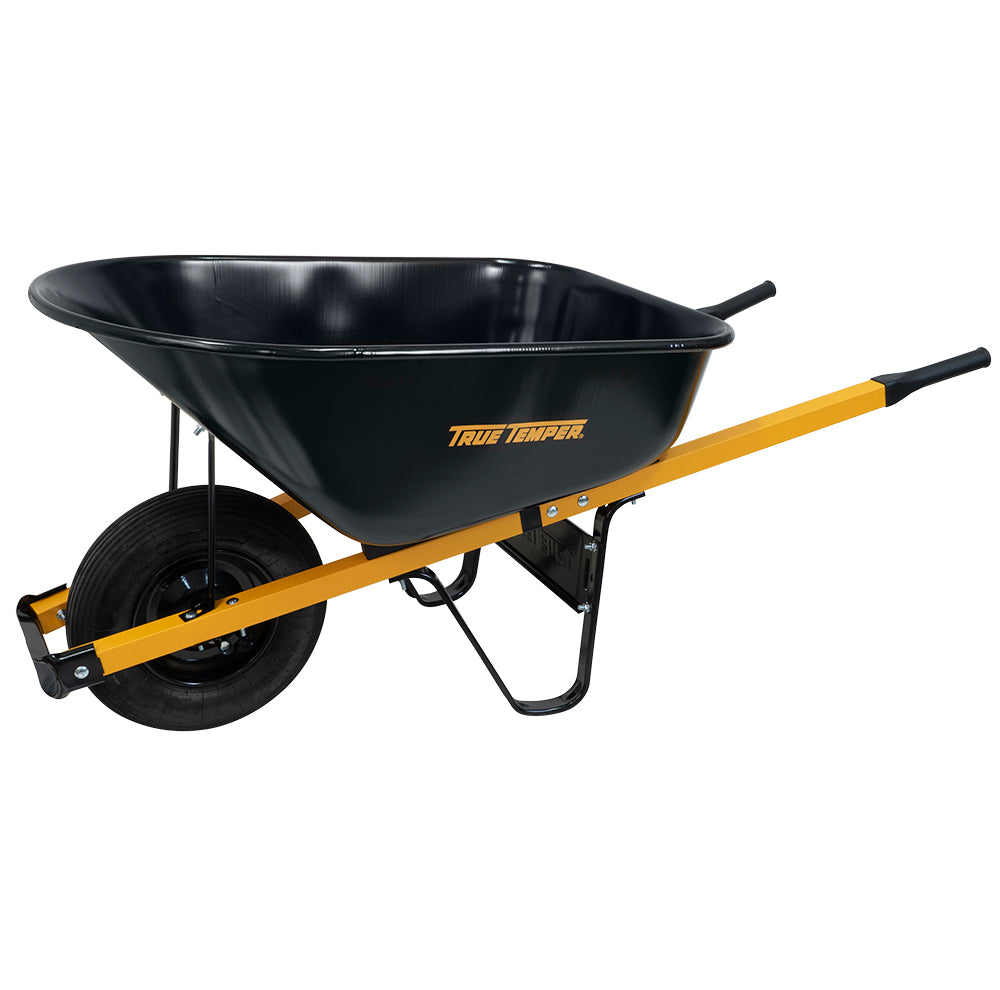 True Temper R6STPTEC 170 L Steel Wheelbarrow