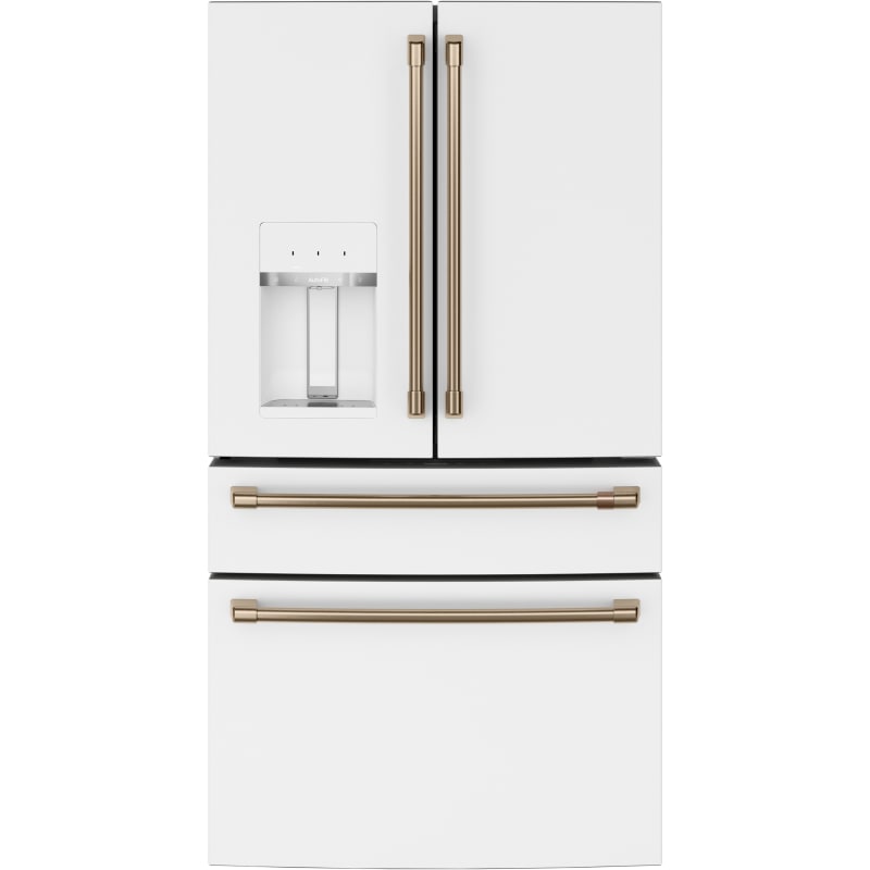 Cafe 36 Inch Wide 27.8 Cu. Ft. Energy Star Rated French Door Refrigerator with Convertible Drawer