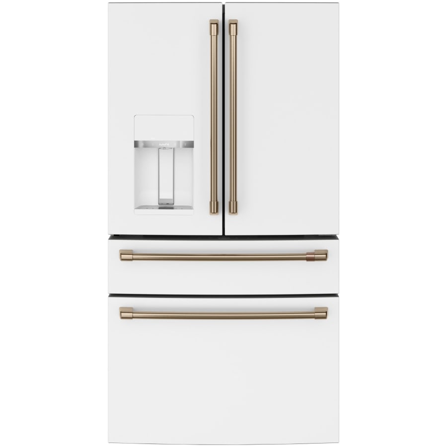Cafe 36 Inch Wide 22.3 Cu. Ft. Smart Counter-Depth 4-Door French-Door Refrigerator