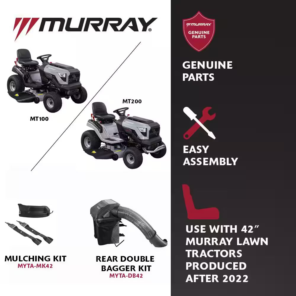 Murray MT100 106.7 cm Gas Manual Riding Lawn Tractor Mower