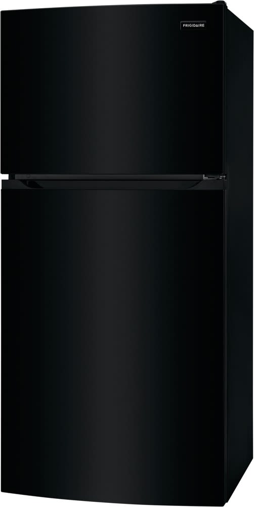 Frigidaire 28 Inch Top Freezer Refrigerator with 13.9 Cu. Ft. Capacity, Adjustable Glass Shelves, Humidity-Controlled Crispers, Half-width Deli Drawer, LED Lighting, EvenTemp® Cooling System, ADA Compliant, and ENERGY STAR Certified: Black