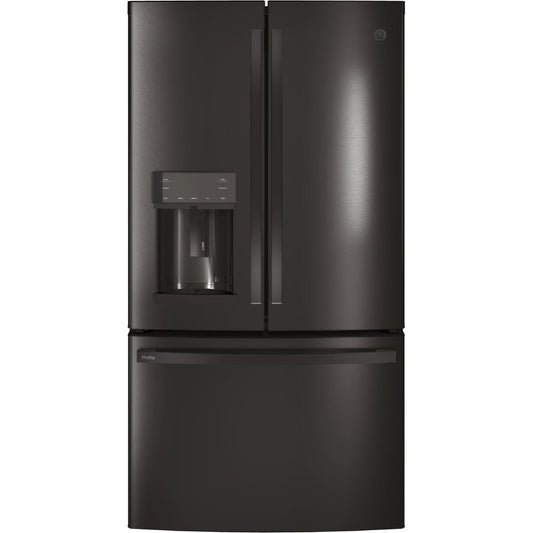 GE Profile 36 Inch Wide 22.2 Cu. Ft. Counter Depth French Door Refrigerator with Hands-Free Autofill and TwinChill Evaporators
